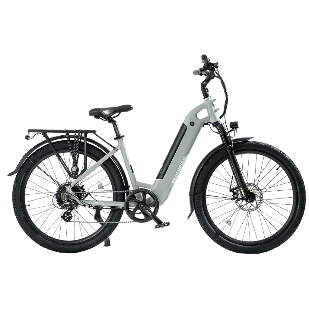 Revi Oasis Step-Through 500W 48V Commuter Electric Bike gray right side