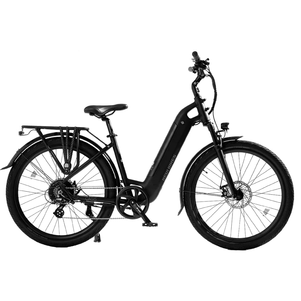 Revi Oasis Step-Through 500W 48V Commuter Electric Bike black right side