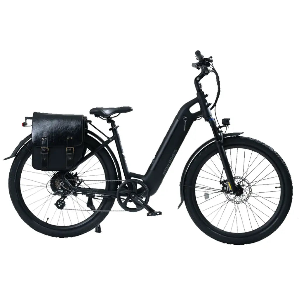 Revi Oasis Step-Through 500W 48V Commuter Electric Bike black right side