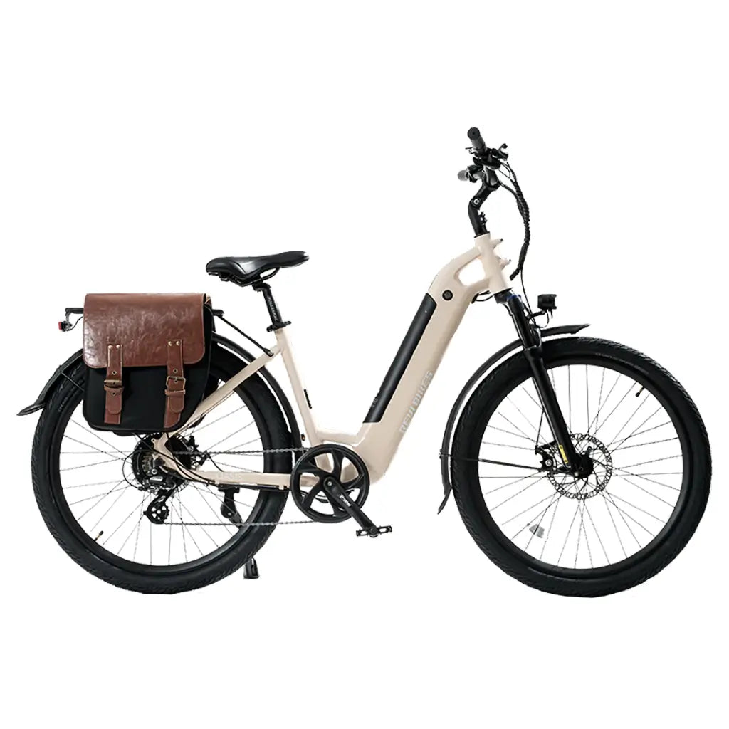 Revi Oasis Step-Through 500W 48V Commuter Electric Bike white right side