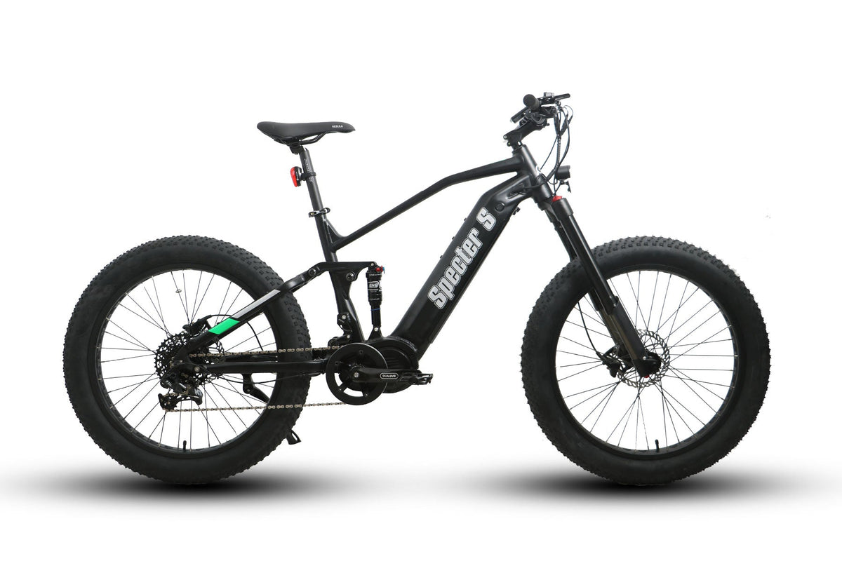 Eunorau Specter S 48V 1000W Full Suspension All Terrain, Dual Battery, Electric Hunting Mountain Bike