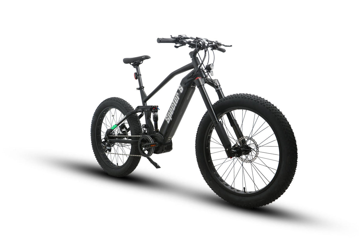 Eunorau Specter S 48V 1000W Full Suspension All Terrain, Dual Battery, Electric Hunting Mountain Bike