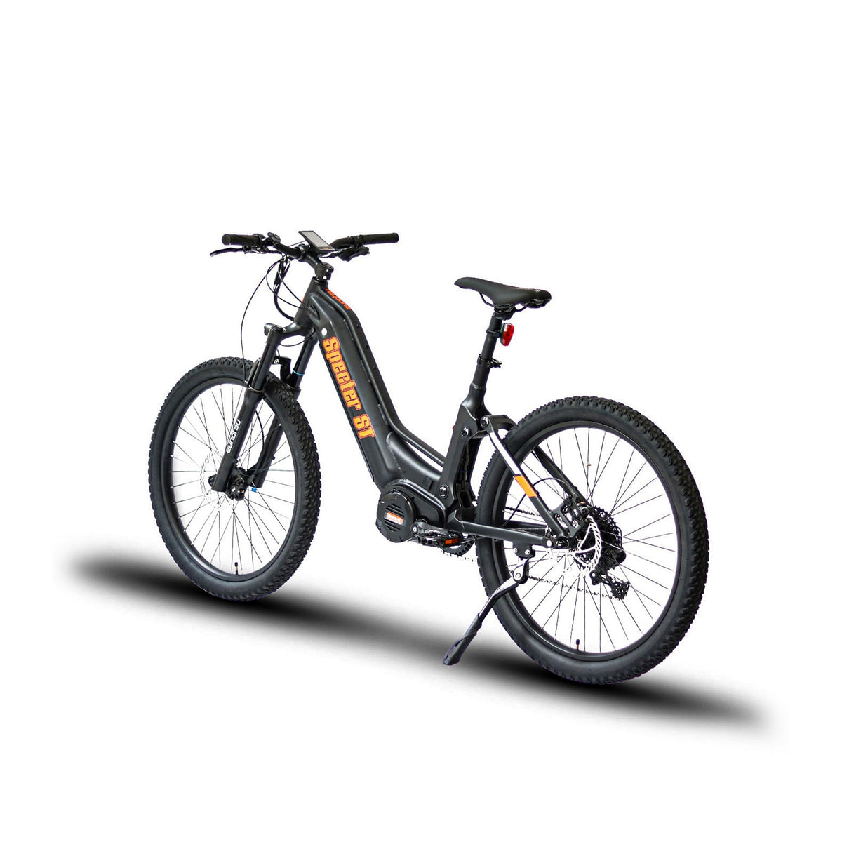 Eunorau Specter ST 48V 1000W Full Suspension Step Thru Electric Mountain Bike Black