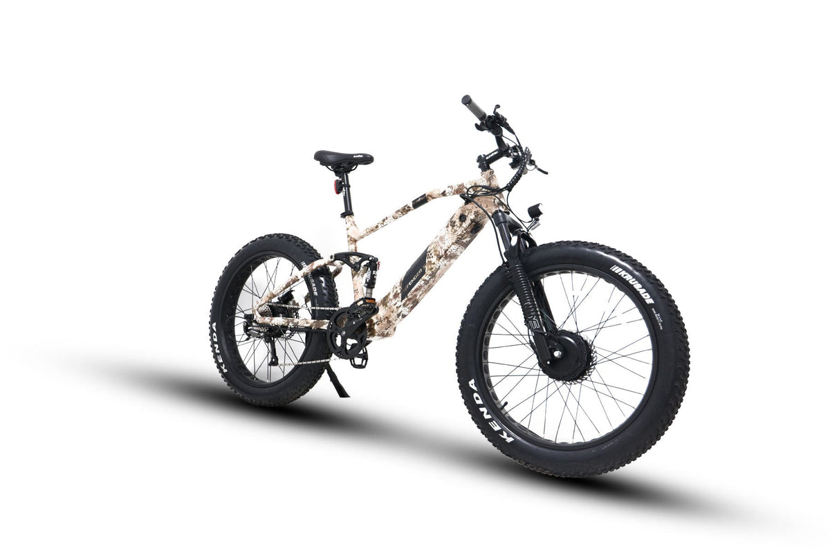 Eunorau Defender S 48V 1500W Dual Suspension Fat Tire Electric Bike