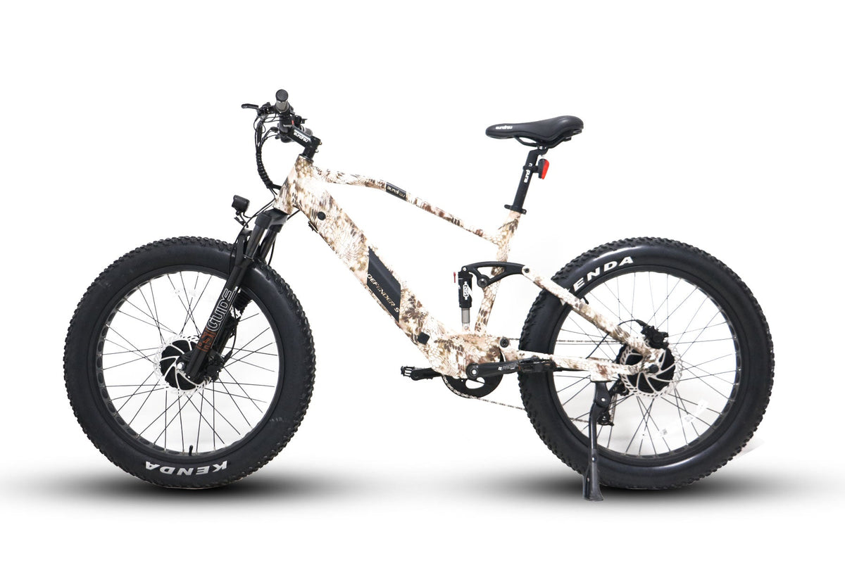 Eunorau Defender S 48V 1500W Dual Suspension Fat Tire Electric Bike