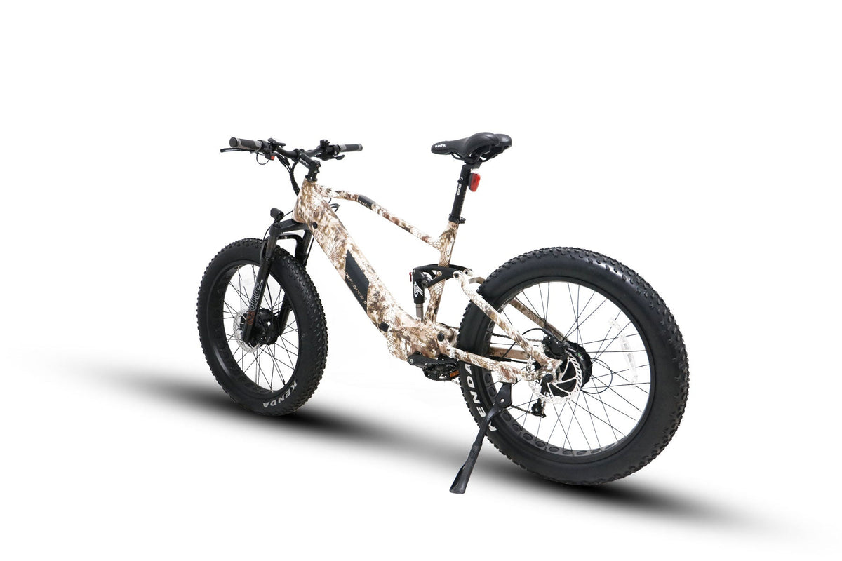 Eunorau Defender S 48V 1500W Dual Suspension Fat Tire Electric Bike