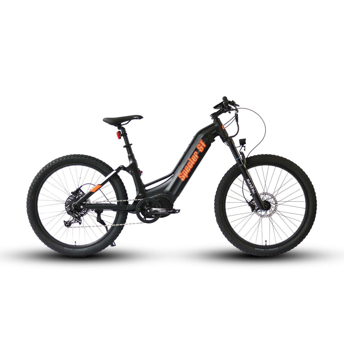 Eunorau Specter ST 48V 1000W Full Suspension Step Thru Electric Mountain Bike Black