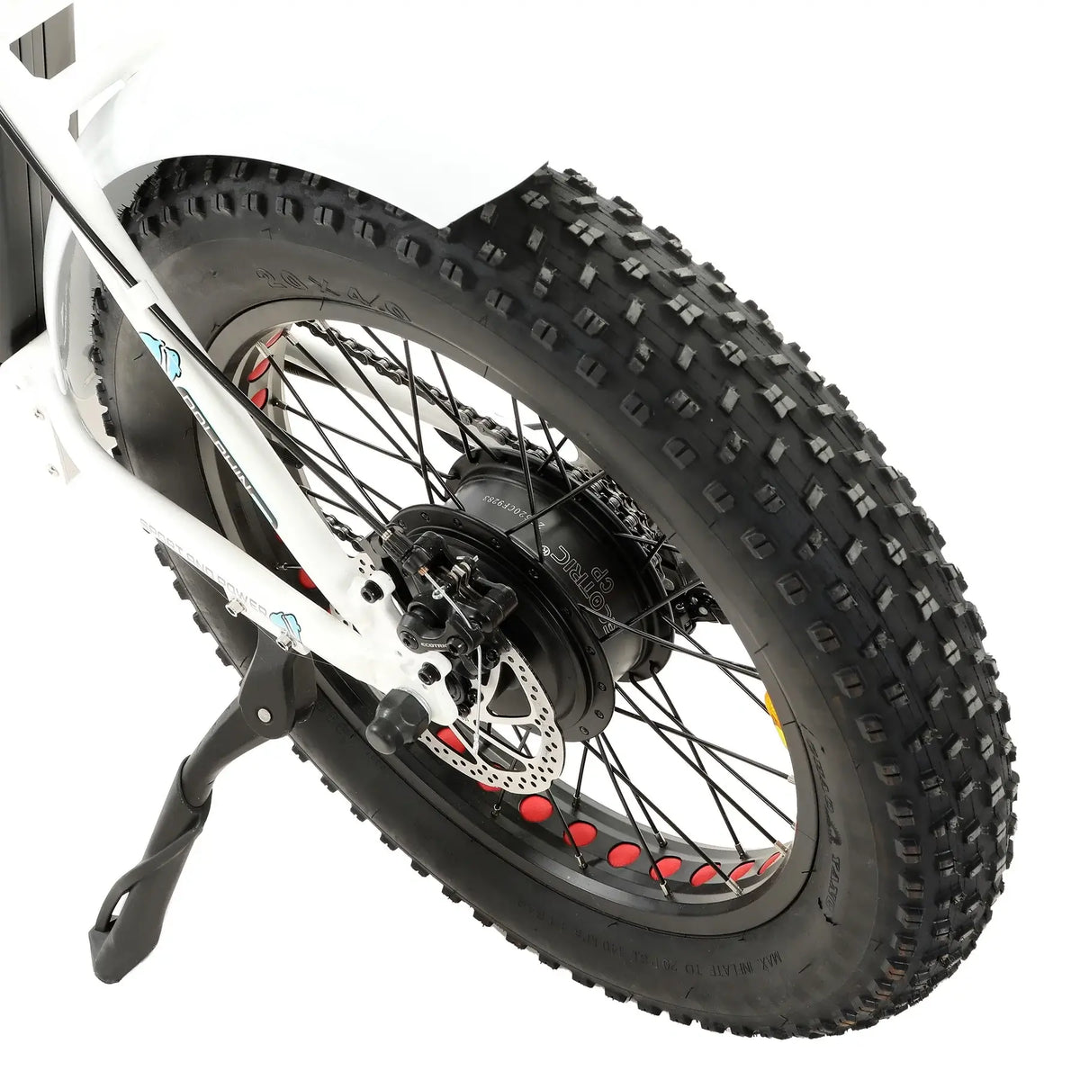 UL Certified - Ecotric Dolphin 36V 500W Portable Folding Fat Tire Electric Bike