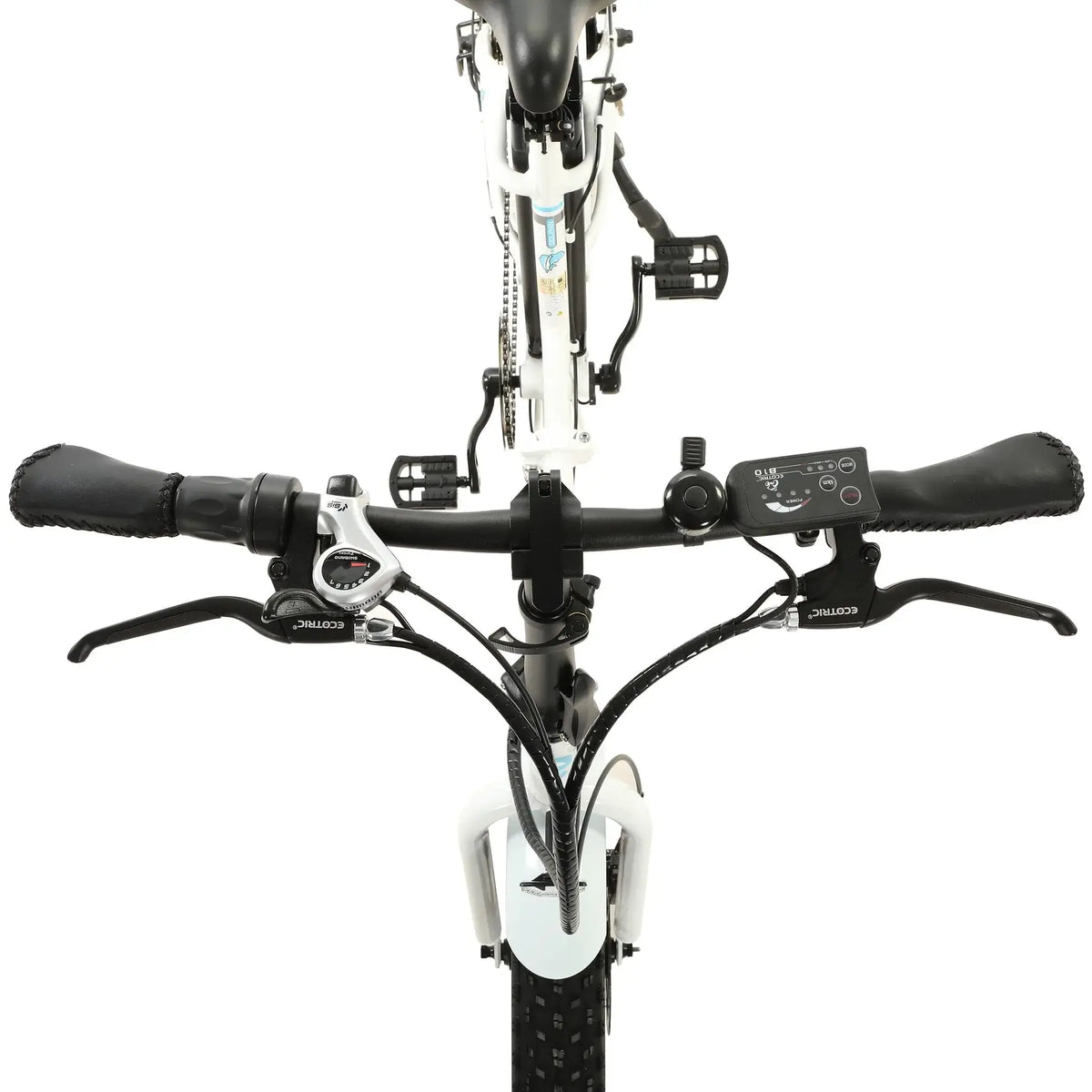 UL Certified - Ecotric Dolphin 36V 500W Portable Folding Fat Tire Electric Bike