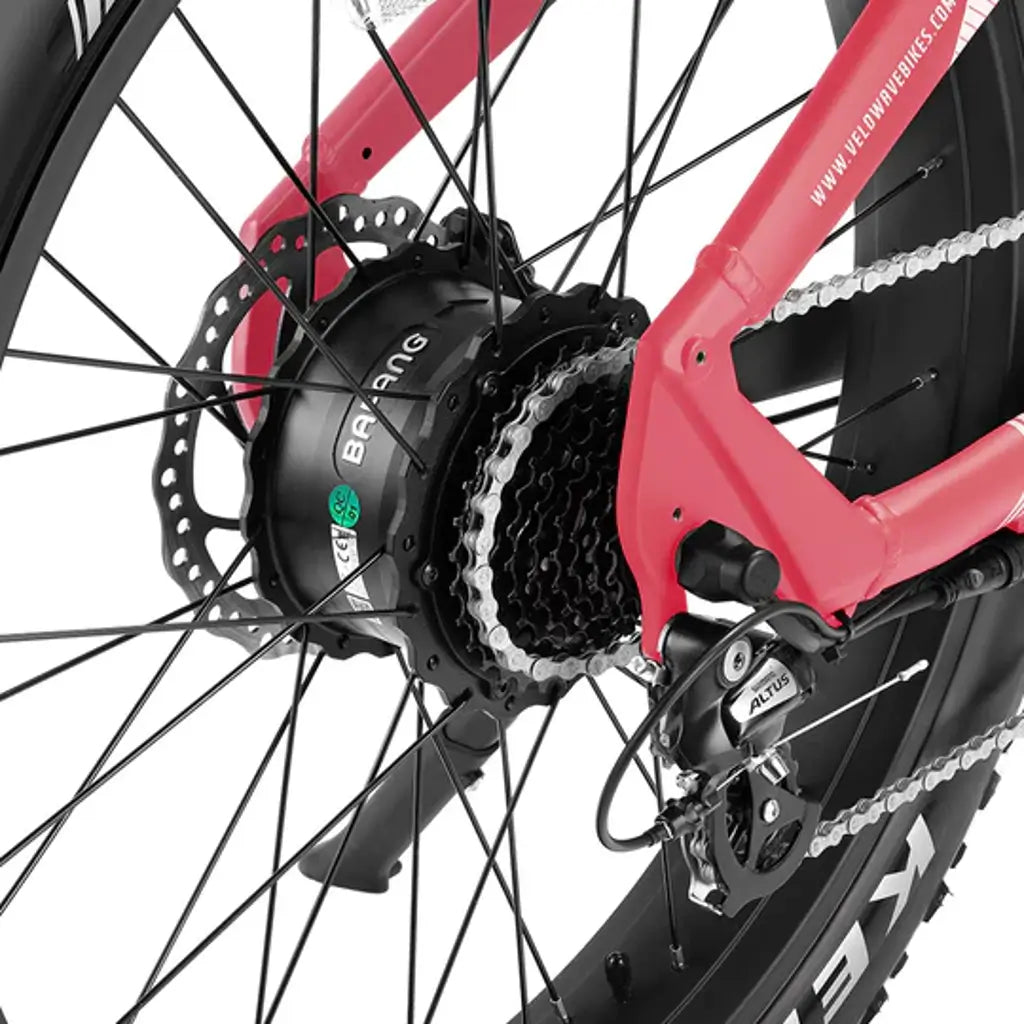 Velowave Grace Step Thru 750W 48V Fat Tire Commuter Electric Bike hub motor