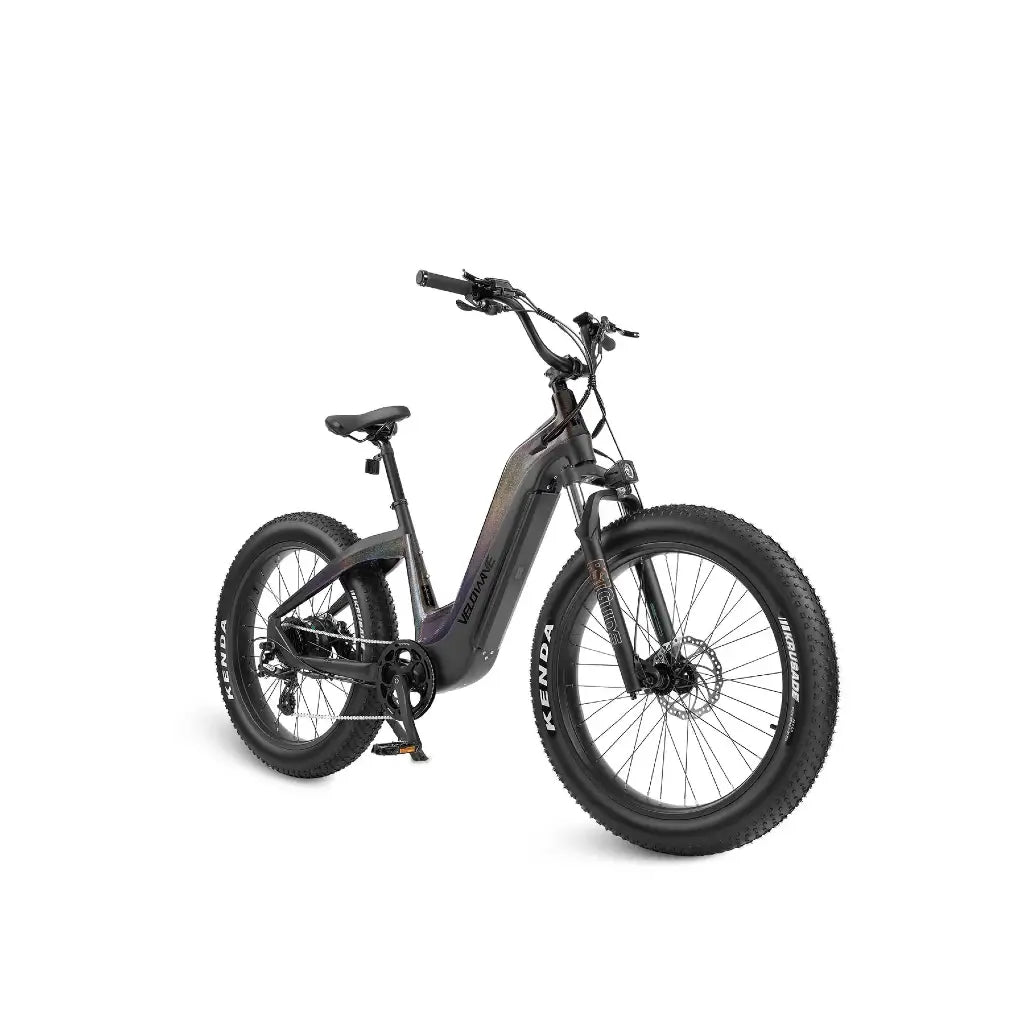 Velowave Grace Step Thru 750W 48V Fat Tire Commuter Electric Bike black right