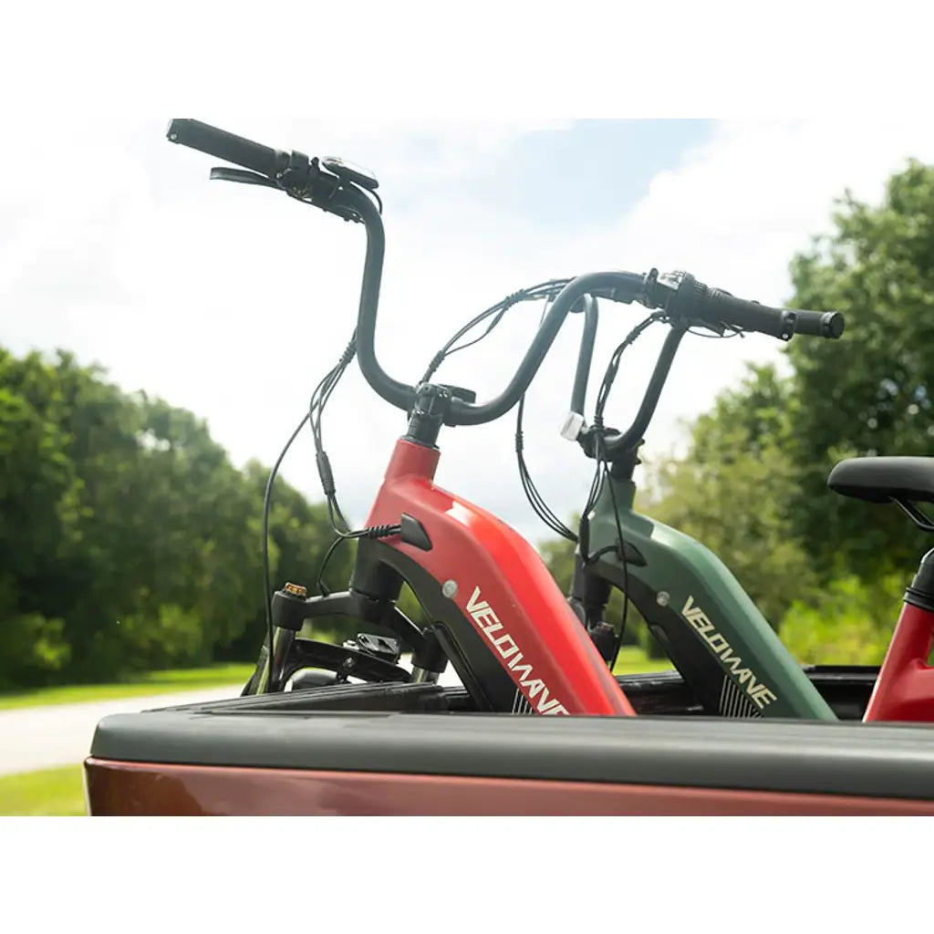 Velowave Pony Step Thru 750W 48V Fat Tire Commuter Electric Bike outdoors