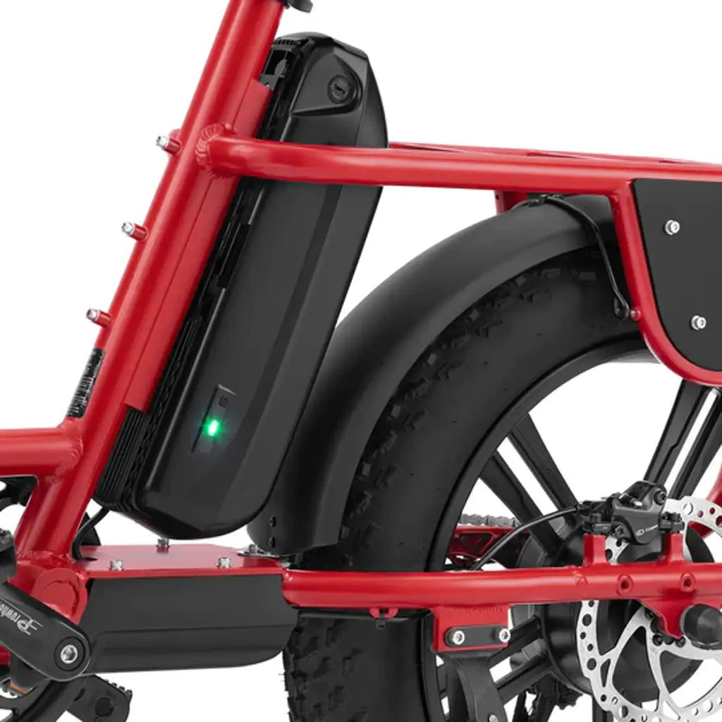 Velowave Prado S 750W 48V Fat Tire Commuter Electric Bike battery