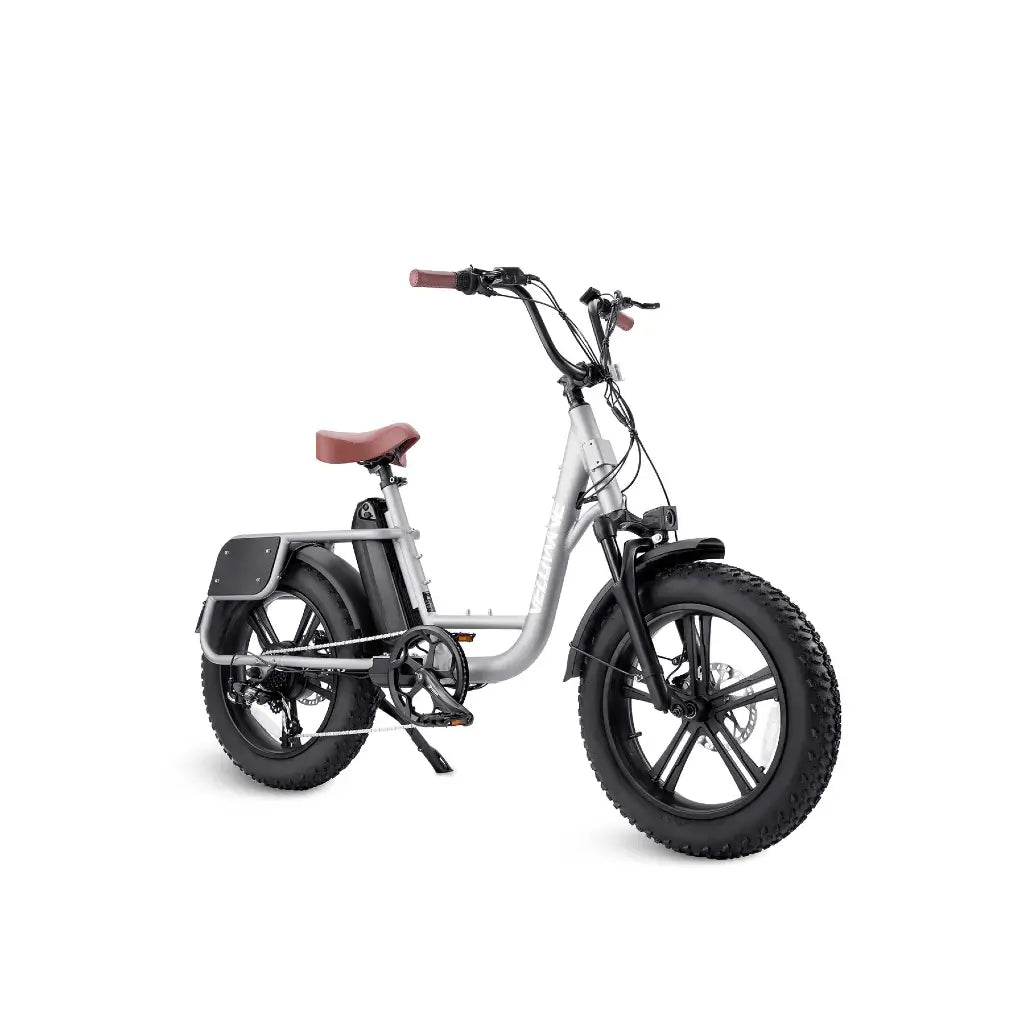 Velowave Prado S 750W 48V Fat Tire Commuter Electric Bike silver right