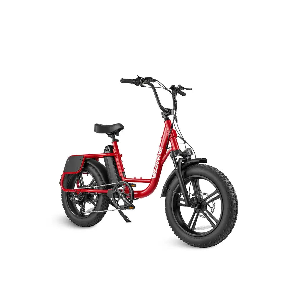 Velowave Prado S 750W 48V Fat Tire Commuter Electric Bike red right