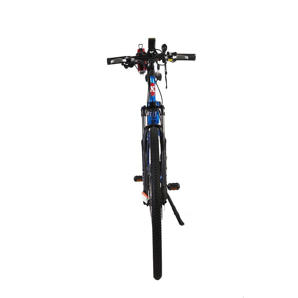 X Treme Baja 48V Folding Electric Mountain Bike Blue Front