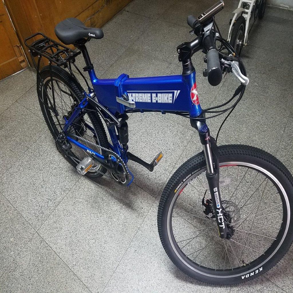x-treme baja 48 volt folding electric mountain bicycle X-Treme Baja 48V 500W 8AH Folding Electric Mountain Bicycle