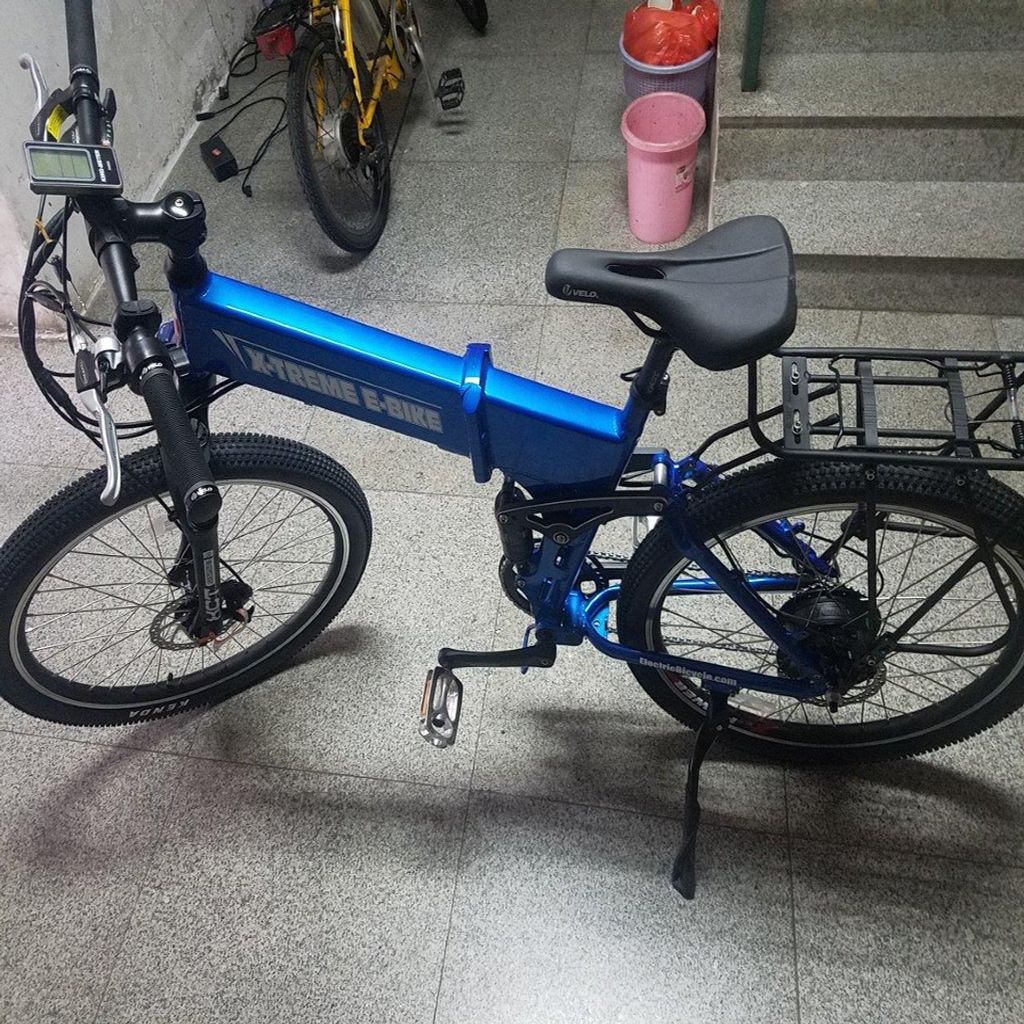 x-treme baja 48 volt folding electric mountain bicycle X-Treme Baja 48V 500W 8AH Folding Electric Mountain Bicycle
