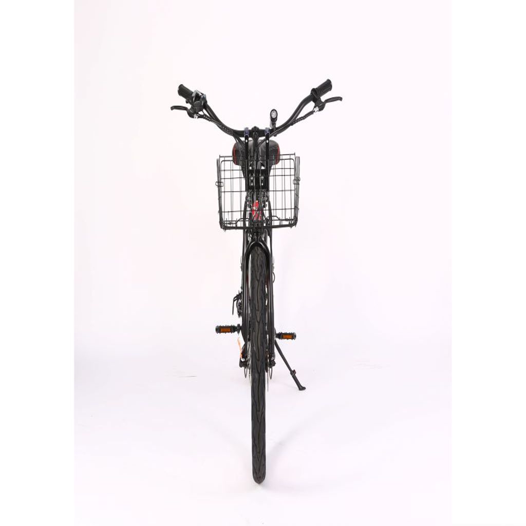 X Treme Malibu Elite 24V Step Through Beach Cruiser Bike Black Front