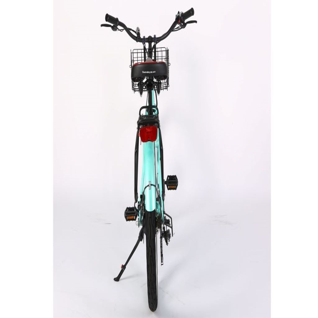 X Treme Malibu Elite 24V Step Through Beach Cruiser Bike Mint Green Rear