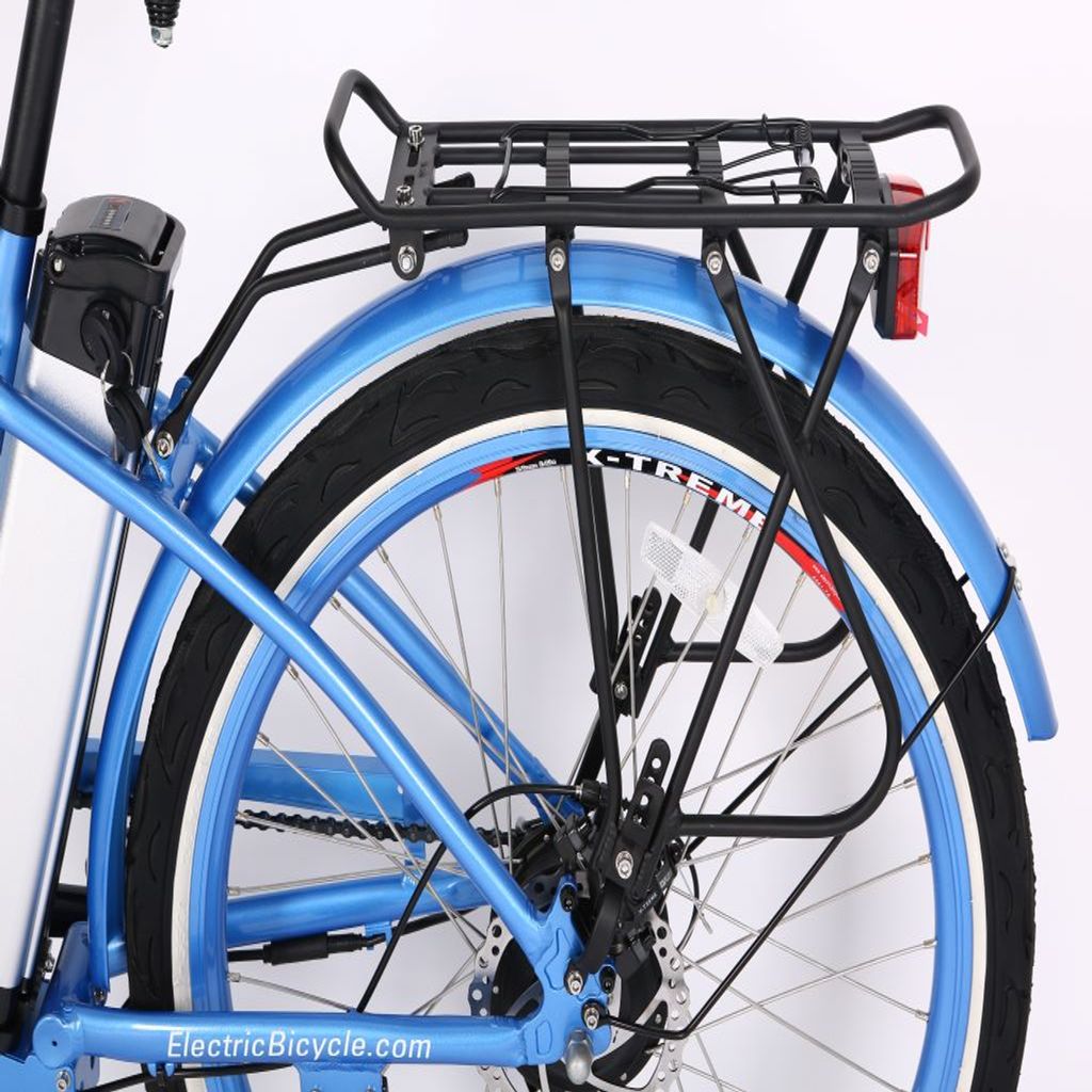 X Treme Malibu Elite 24V Step Through Beach Cruiser Bike Seat Rest Left