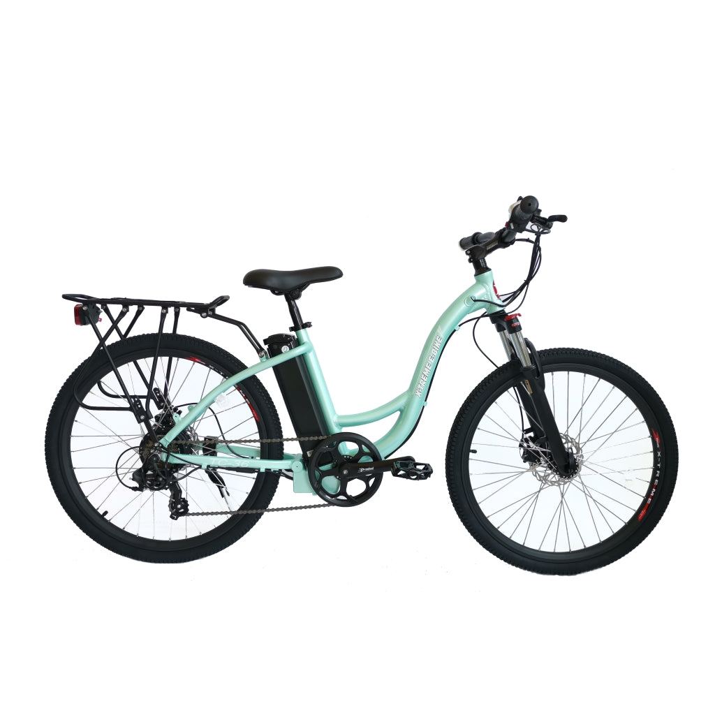 X-Treme TC36 Step Through Mountain Electric Bike Mint Green
