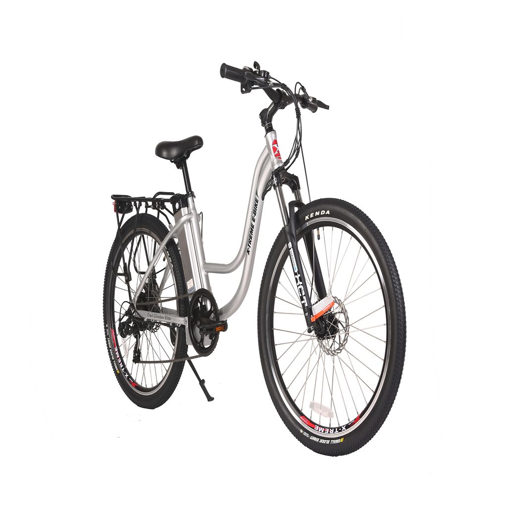 X Treme Trail Climber Elite 24V Step Thru Commuter Electric Bike Alum Right Angle