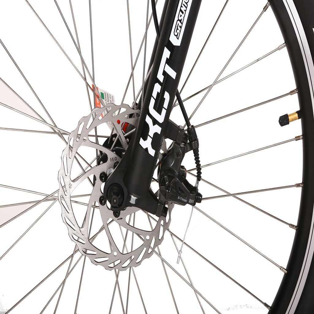 X Treme Trail Climber Elite 24V Step Thru Commuter Electric Bike Front Disk Brake