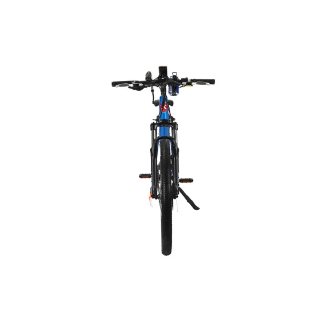 X-Treme Rubicon 500W 48V Mountain Electric Bike blue front side