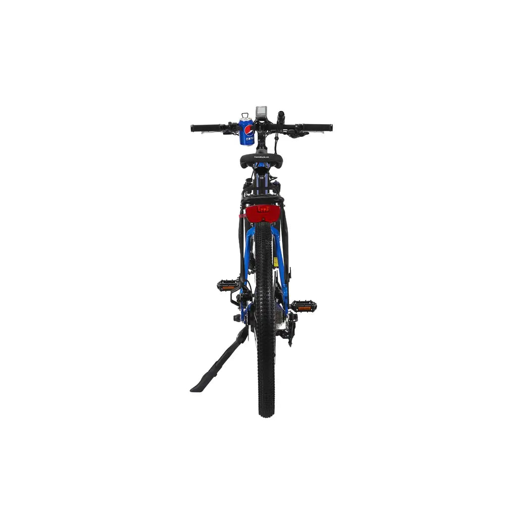 X-Treme Rubicon 500W 48V Mountain Electric Bike blue back