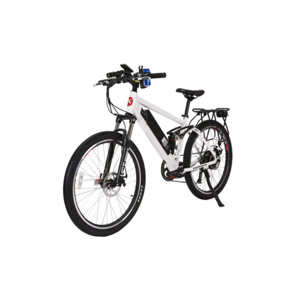 X-Treme Rubicon 500W 48V Mountain Electric Bike white left
