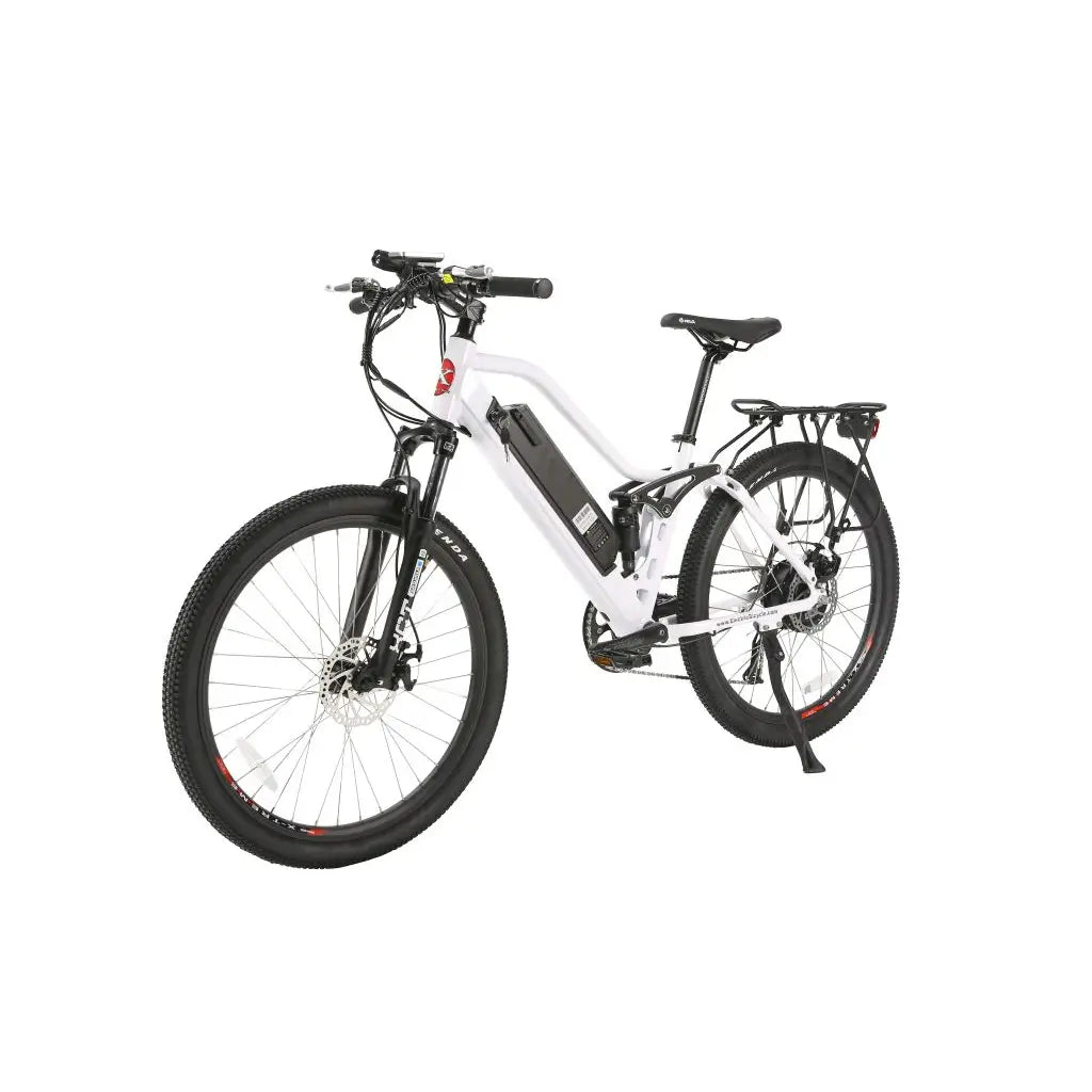 X-Treme Sedona 48V 500W Women&#39;s Step-Through Electric Mountain Bike white left