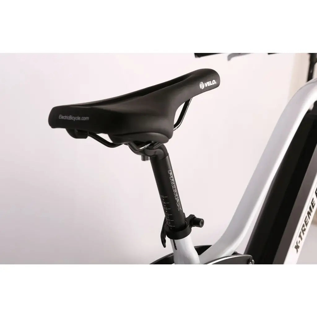 X-Treme Sedona 48V 500W Women&#39;s Step-Through Electric Mountain Bike seat tube