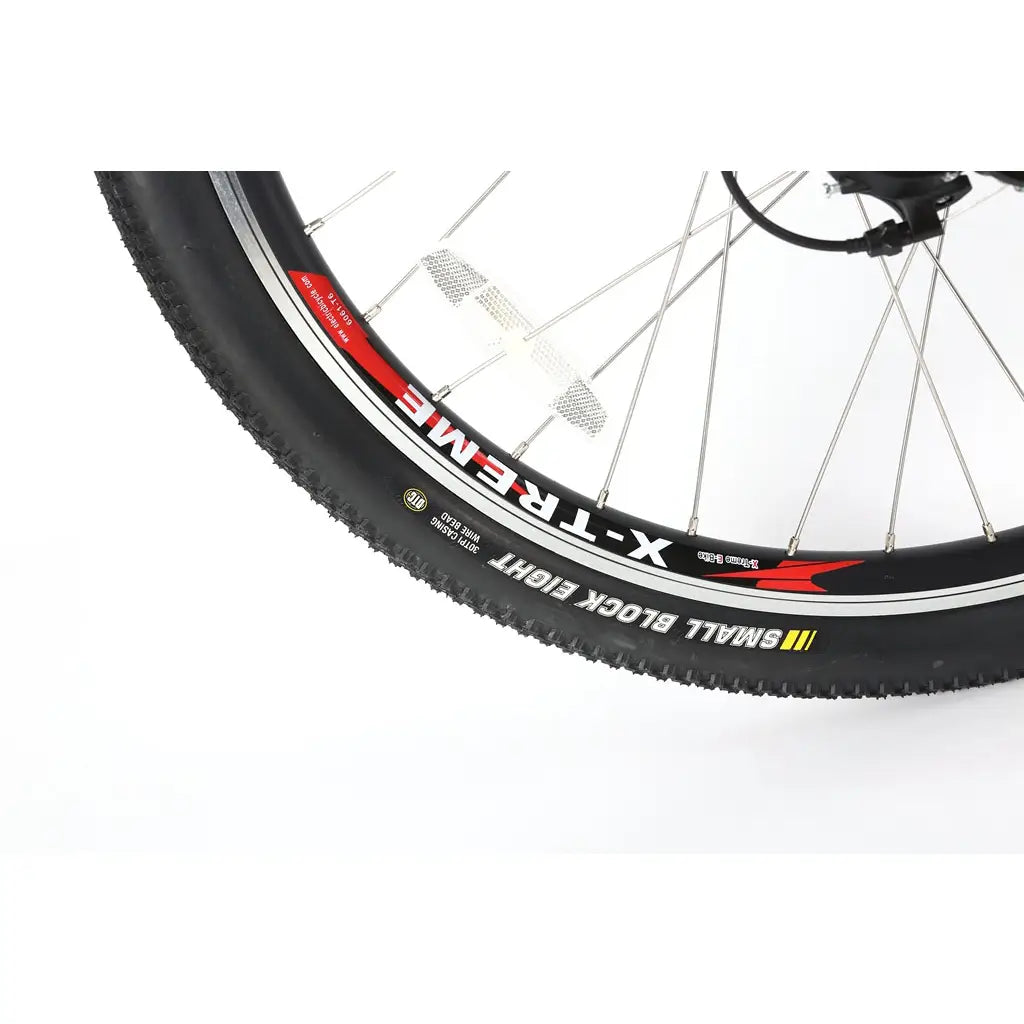 X-Treme X-Cursion Elite Max 36V 350W Folding Mountain Electric Bike tire