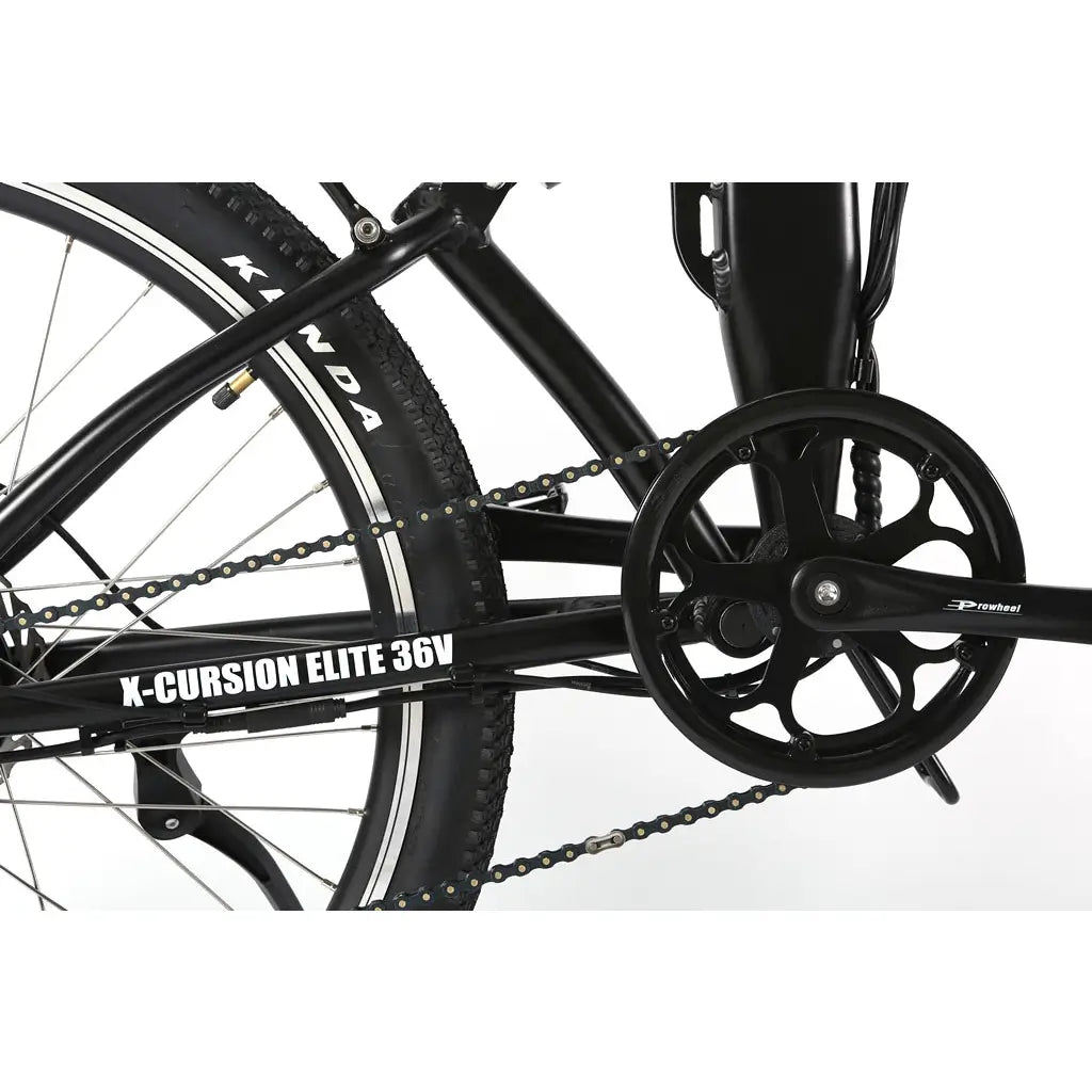 X-Treme X-Cursion Elite Max 36V 350W Folding Mountain Electric Bike chain