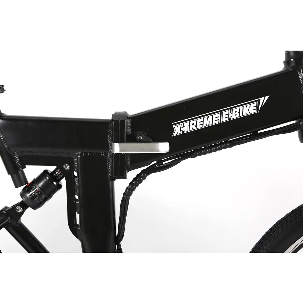 X-Treme X-Cursion Elite Max 36V 350W Folding Mountain Electric Bike folding frame