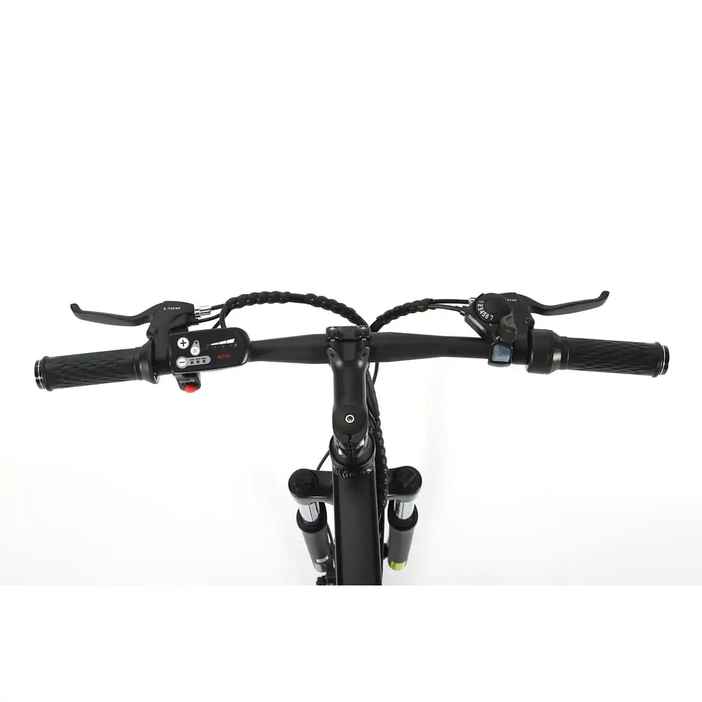 X-Treme X-Cursion Elite Max 36V 350W Folding Mountain Electric Bike handlebar
