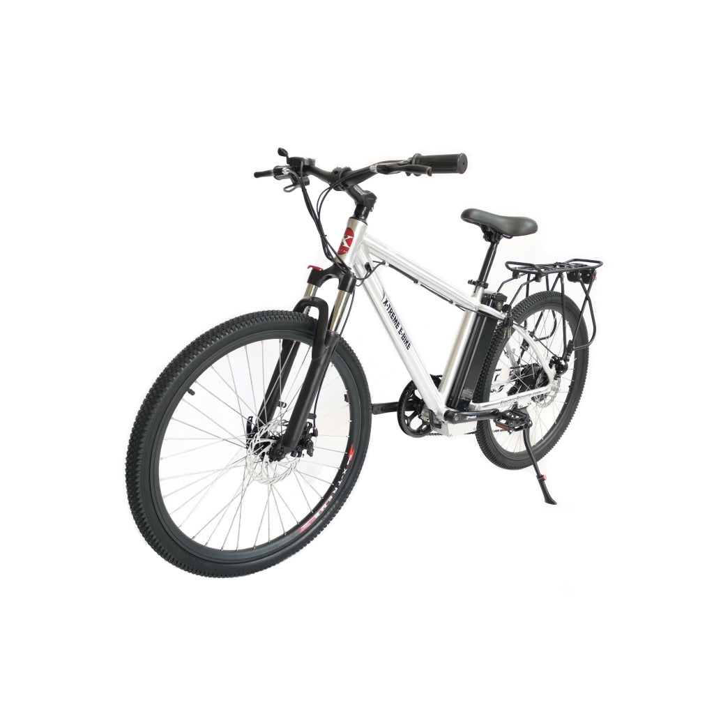 X-Treme TM-36 Electric 36 Volt Mountain Bike White Left Angle