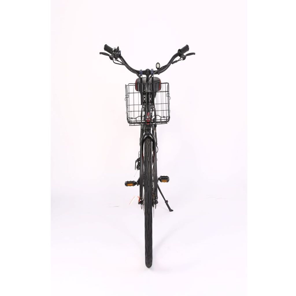 X-Treme Newport Elite 24V Beach Cruiser Electric Bike black front