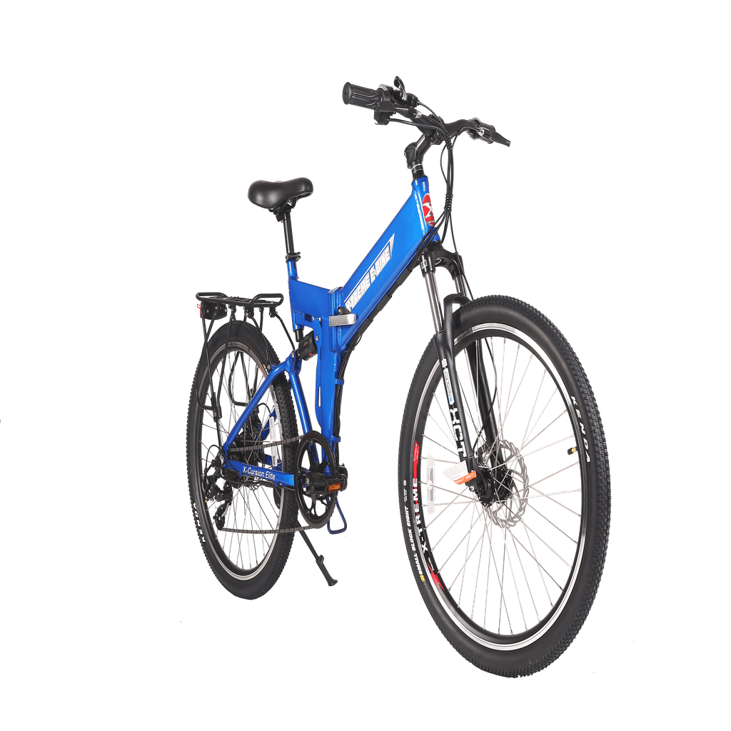 X treme X Cursion Elite 24v metallic blue right angle