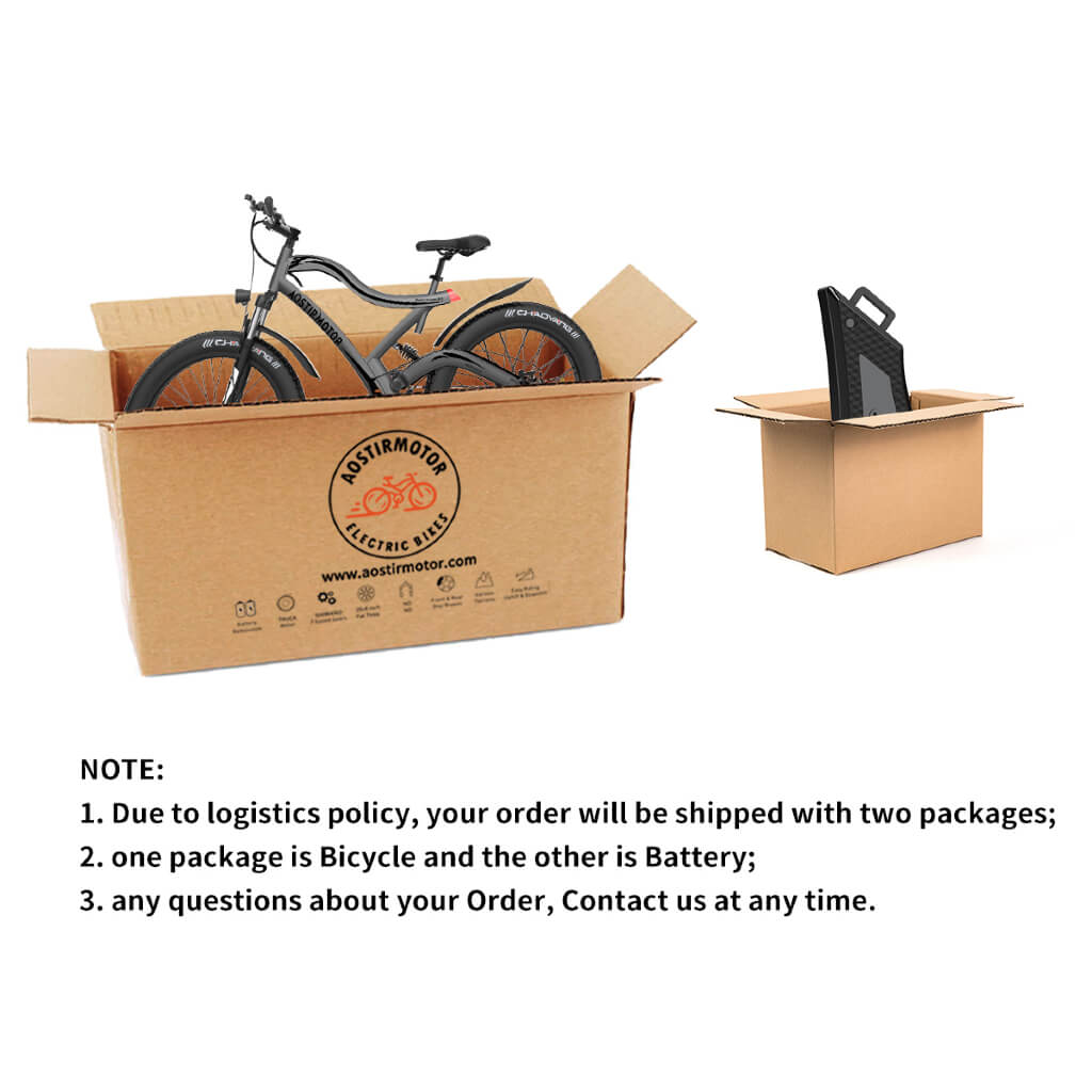 Aostirmotor S18 All Terrain Mountain Electric Bike 750W 48V