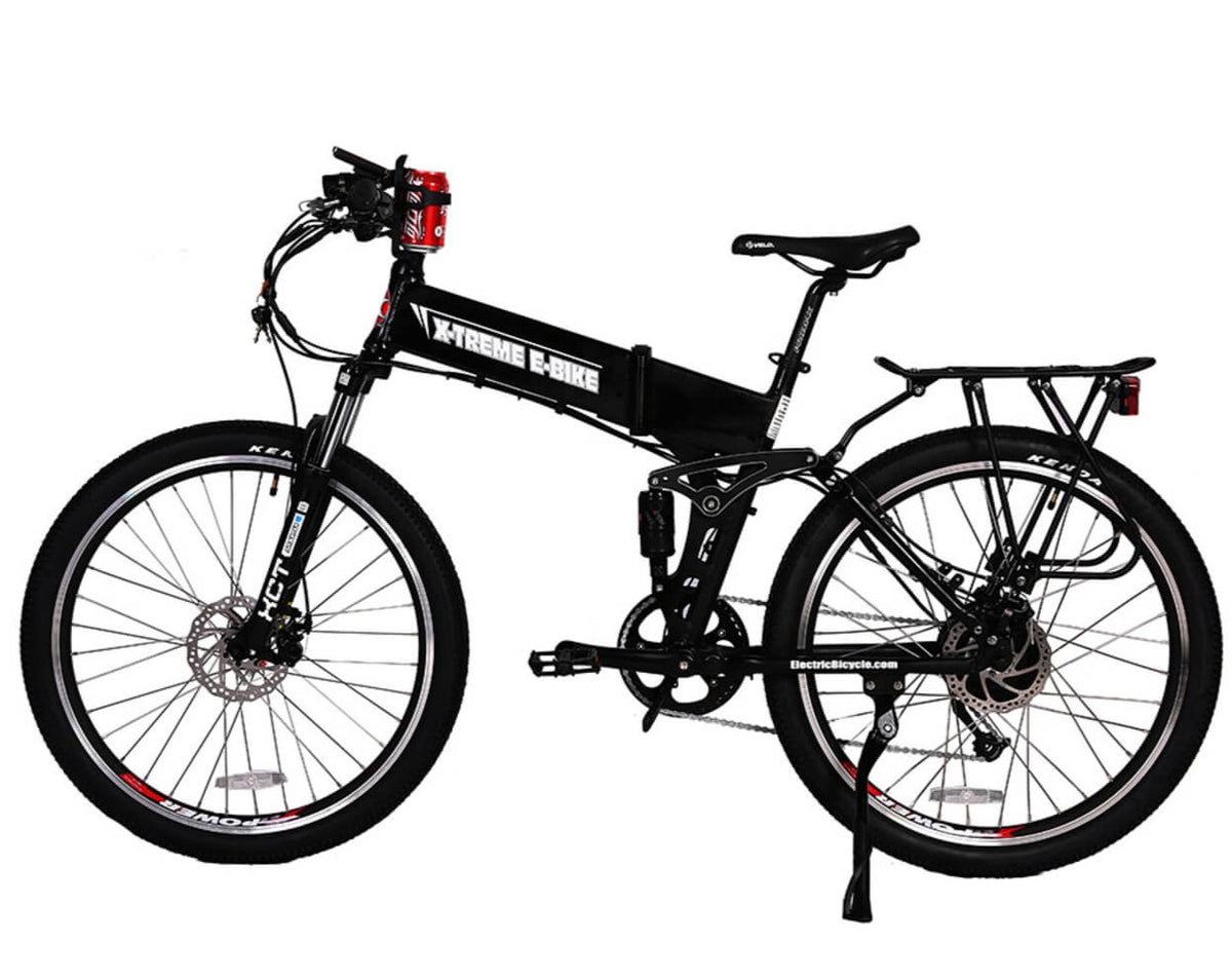 48 volt electric bicycle X-Treme Baja 48V 500W 8AH Folding Electric Mountain Bicycle