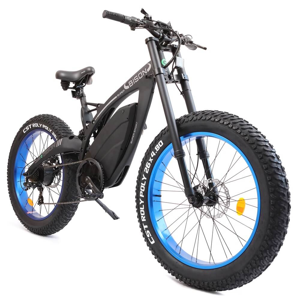 Ecotric Bison All Terrain Fat Tire 48V 1000W Electric Mountain Bike Ma
