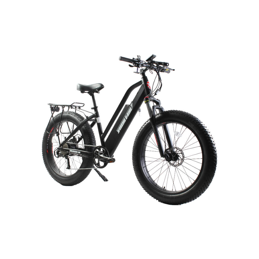X-Treme Boulderado 48 Volt 17 Amp Fat Tire Step-Through Electric Mountain Bicycle