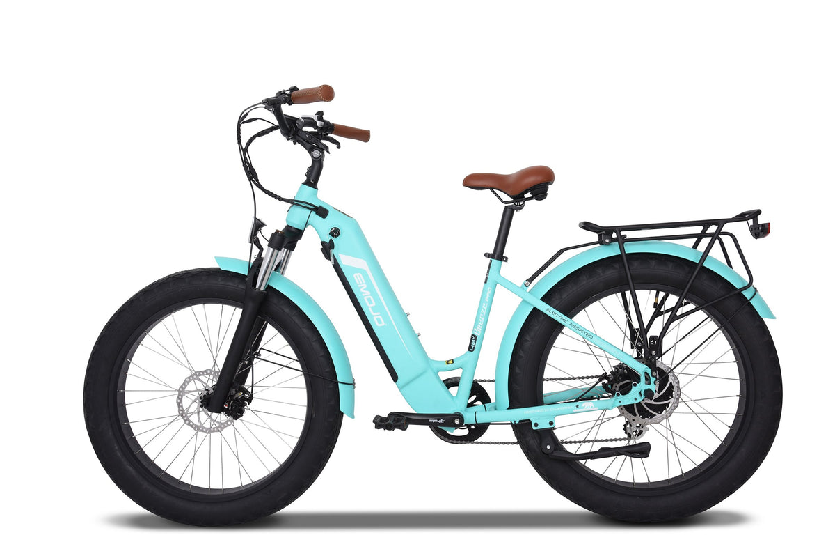Emojo Breeze Pro 500W 48V Cruiser Electric Bike Teal Green