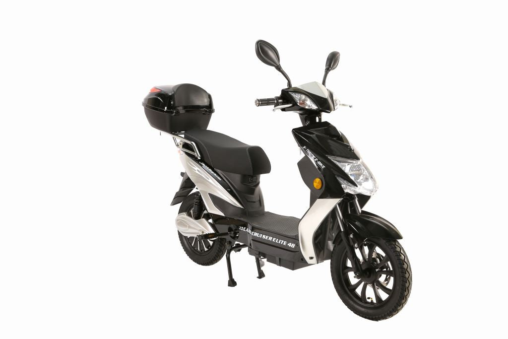 x treme scooters xb 502 electric bicycle X-Treme Cabo 500W Cruiser Elite Moped 48 Volt Electric Scooter