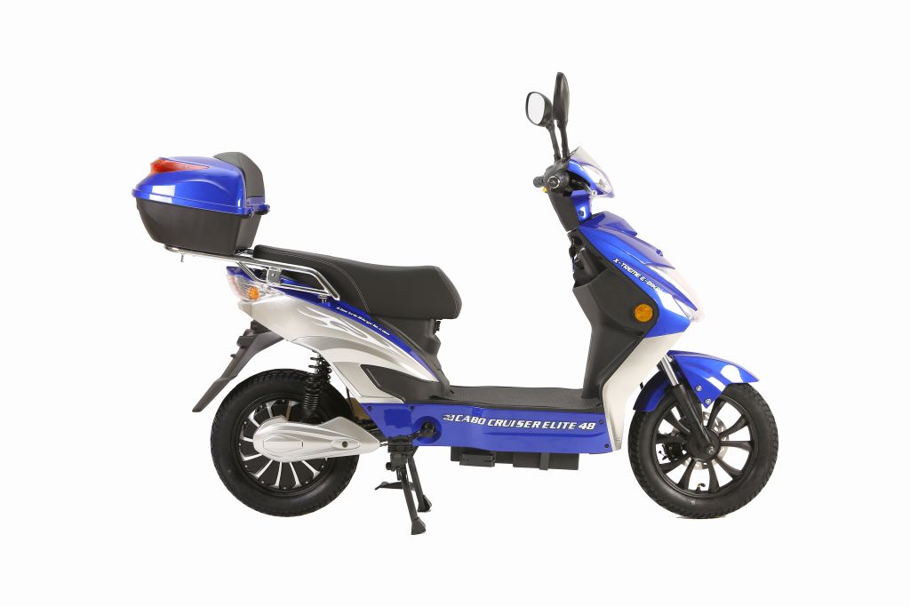 X-Treme Cabo 500W Cruiser Elite 48 Volt Electric Scooter - Blue - Right Side