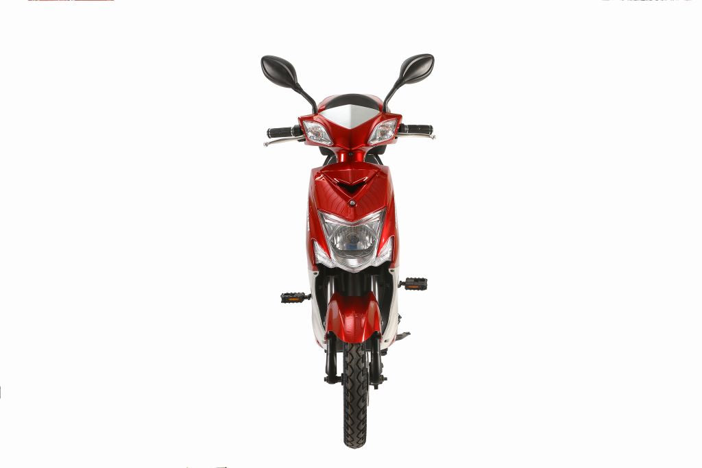 X-Treme Cabo 500W Cruiser Elite 48 Volt Electric Scooter - Red - Front