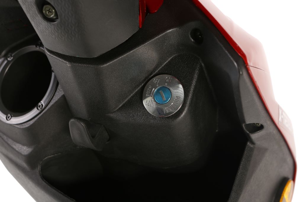 X-Treme Cabo 500W Cruiser Elite 48 Volt Electric Scooter - Red - Ignition