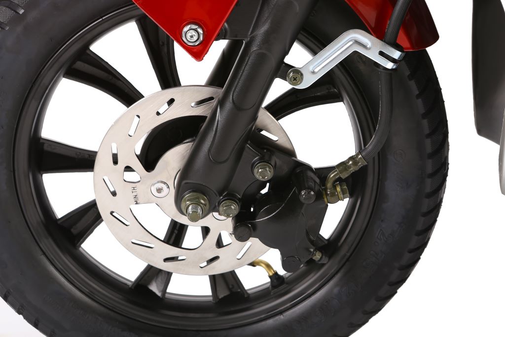 X-Treme Cabo 600 W Cruiser Elite Max 60 Volt Electric Scooter - Red - Disk Brakes